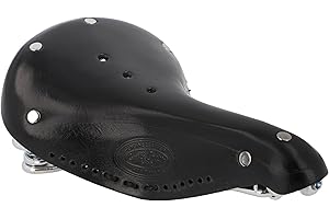 Gusti Selle en Cuir - Angelo D. Selle de vélo Vintage rétro avec Suspension Vélo de Ville Cuir véritable