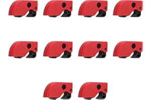 MEKOTRIN Abrazadera de Dispositivo de Bloqueo del Disyuntor de Circuito 10pcs en Kit de Ajuste de Bloqueo de Seguridad para Alimentación Industrial