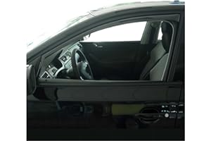 ‎OMAC Windabweiser Regenabweiser kompatibel mit Skoda Rapid Spaceback 2013-2019 Dunkel Acryl 2tlg