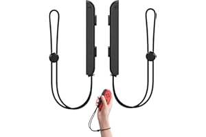 WZWZO Dragonne pour Switch, 2 Pièces Joyc on Strap, Joy con pour Switch Accessoires, Joyc on pour Switch2 Accessoires, Bracelet Contrôleur Réglable, avec Contrôleur pour Switch Accessoires Portable