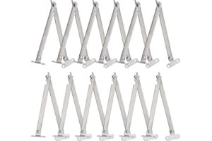 BE IN YOUR MIND 12 szt. (6 par) wspornik pokrywy zawiasów wspornik zawiasów ze stali nierdzewnej składany uchwyt klapy zawias do szafki wsparcie mebli drzwi maty tatami