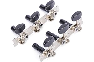 HYRKOTW 2Pezzi Piroli Accordatura per Chitarra, Sintonizzatori per Chitarra Acustica e Elettrica, Meccaniche in Alta Qualità per Chitarra