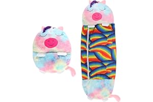 Discoball Sleeping Bags for Kids, Boys and Girls Plush Slumber Bag for Kindergarten/Travel/Camping/Daycare