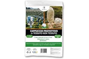 GebEarth® – Tessuto Non Tessuto per Piante, Copri Piante Inverno, Cappuccio TNT Antigelo 17 gr/m² 【0,6 x 0,8 m - 6 Cappucci】