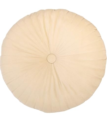 Cuscino Rotondo In Velluto A Forma Di Zucca – Morbido Per Divano, Letto E Auto, 38 Cm