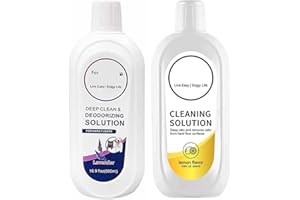 ZROLBENTG Nettoyant Pour Sols, 500mL Lot de 2, Parfum Lavande & Citron, Produit Nettoyant Compatible avec Tineco FLOOR ONE S3/S5/S6/S7, iFLOOR Séries