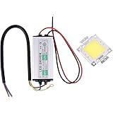 lzn LED SMD Chip Glühbirnen mit 50W High Power Wasserdichte LED Treiber Versorgung wasserdicht (50w)