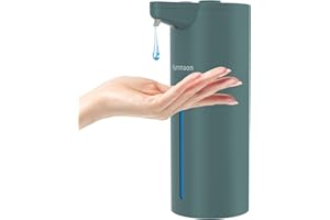 AUNMAON Automatic Soap Dispenser Touchless,Simple Physical Adjustment Hand Soap Dispenser,Low Battery Consumption Dish Soap Dispenser Kitchen Bathroom,Hands Free Auto Soap Dispenser