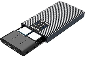 MAIWO Dual Bay M.2 NVME AHCI SSD Clone Docking Station ,USB C 20Gbps,funzione duplicatore lettore . K2022P