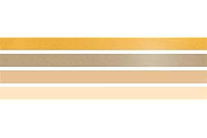 Heyda Faltstreifen-Set für Fröbelsterne 1,5 x 45 cm goldfarben