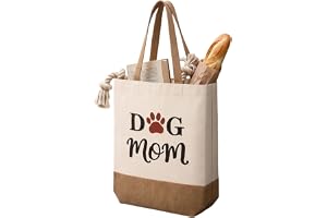 Syncharm Tote Bag i Jute, återanvändbar tygväska för kvinnor | Barnflicka, 36 x 49 x 13 cm, shoppingväskor i bomull, för barn