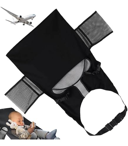 2 Poggiapiedi Da Viaggio Per Aereo - Regolabili In Altezza, Leggeri E Pieghevoli, Con Cinghie, Per Gambe E Comfort In Viaggio (Nero + Rosa)