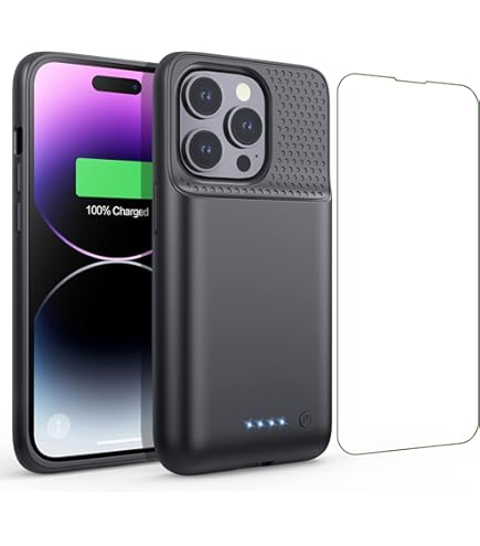 Battery Case for iPhone 14 Plus/14Pro Max/13 Pro Max, 8600mAh