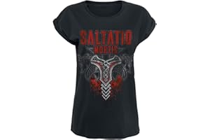 Saltatio Mortis Viking Logo Frauen T-Shirt schwarz Band-Merch, Bands