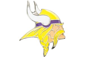 aminco NFL Minnesota Vikings Team Logo Pin, team color (NFL-PN-001-21)