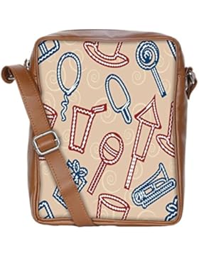 Snoogg , Damen Umhängetasche mehrfarbig multi