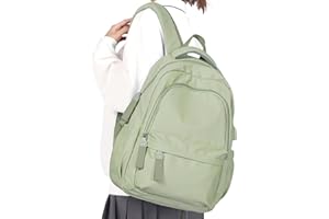 WEPLAN Mochilas Escolares Adolescentes Mochila Instituto Mochila de Viaje Mochila Colegio Mujer Chica Mochilas tipo Casual Mochila Escolar Impermeable Ligera Mochila Portatil 14 Pulgadas