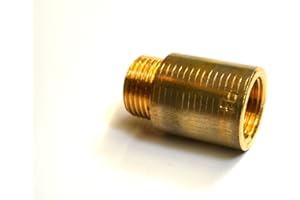 B TEUROBRECHER Hahnverlängerung aus Rotguß 1/2" x 65 mm