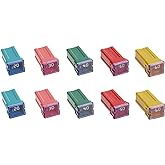 BOJACK Jcase Fuses 20A 30A 40A 50A 60A High Profile Box Shaped Automotive Fuse Kit for Trucks &amp; Cars (Pack of 10, 2 for Each