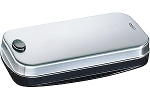 Cilio - Cepillo para recoger las migas (16 x 9 x 3,5 cm), acero mate