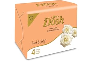 Dosh Classic Bar Soap, 110 gm - Pack of 4 - Color and Scent May vary