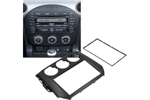 EOSNOW Car Stereo Frame,2Din Radio Stereo Fascia Frame,Durable Car DVD Panel Trim Radio Stereo Navigation Fascias Frame,Dash Panel Trim Replacement for Mazda MX-5 Miata 2005-2015