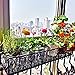 Produktbild Beautylife66 Blumenbank Metall Suspension Blumenständer 30cm Balkon Blumenhocker Outdoor Fensterbrett Blumenkasten