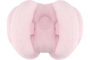 KAKIBLIN Almohada de cabeza de bebé, almohada de cuello de plátano 2 en 1 para bebé, almohadas de cuello para cochecito, almohadas de apoyo ajustables para la cabeza para recién nacidos