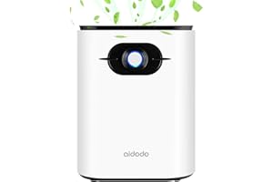 Deshumidificateur Electrique Aidodo 1200ML d'air Deshumidificateurs Absorbeurs d Humidite R¨¦servoir d'eau Mini Portable Dehumidifier pour la Maison, Salle de Bains, Chambre, Bureau, Placard, Cuisine