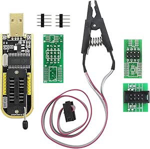 KeeYees SOIC8 SOP8 Test Clip for EEPROM 25CXX / 24CXX + CH341A 24 25 Series EEPROM Flash BIOS USB Programmer