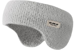 LUCCHI Soundproof Ear Muffs for Sleeping - Soft Warm Windproof Ear Muffs - Soundproof Winter Warm Earmuffs - Noise Reduction Sleep Ear Muffs - Portable Earmuffs for Cold Weather, Sleeping, Study, Working