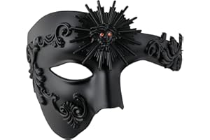 Sincerity Craft Vénitien Phantom Party Strass Masques Masques de mascarade de luxe Carnaval Noël Masques de Pâques