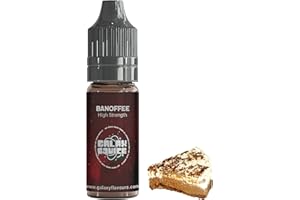 GALAXEJUICE Banoffee High Strength Flavouring - 230+ Flavours - Galaxy Food Flavours - 50ml Bottle