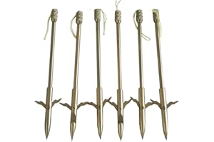 JIEXI HWYP Slingshot Arrow for Fishing 6. 2" Stainless Steel Bow Fishing Arrow Pack of 6