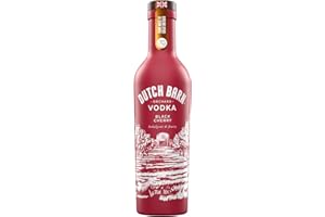 Dutch Barn Black Cherry Vodka | Smooth, Balanced & Fruity | A Blend of Sweet, Sour & Red Cherries | 70cl | 38% ABV | Co-owned by Ricky Gervais | Made From British Apples