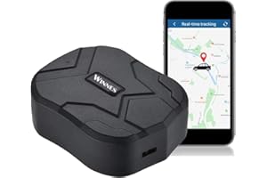 ZEERKEER GPS Tracker,10000mAh 150 días de Espera,Seguimiento en Tiempo Real,Magnético Fuerte Rastreador Antirrobo a Prueba de Agua,Localizador de GPS para Coche/Camión/Motocicleta/Barco, Aplicación Gratuita