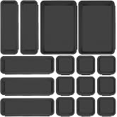 Royouzi Set of 16 Drawer Organizer Drawer Storage Box
