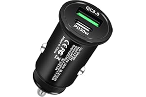 JEWAN 48W Accendisigari USB, Carica Batteria per Auto Cellulare PD 30W QC 3.0 Caricatore Auto USB C Presa USB Accendisigari Auto Caricatore Accendisigari USB C per iPhone 15 Pro Max iPad Samsung Galaxy S24