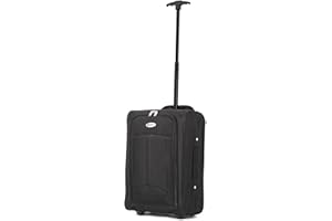 Vivo Technologies 42L Cabin Trolley Traveling Luggage Travel Essentials Lightweight Cabin Bag Roller Wheel Trolley Hand Luggage Suitcase Ryanair Easyjet British Airways Jet2 Cabin Approved