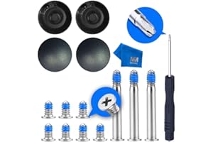 MMOBIEL 4 x Set Piedini in Gomma con Viti Base Inferiore (3 Lunghe e 7 Corte) e Set cacciaviti Philips Compatibile con MacBook PRO A1278 A1286 A1297 13, 15, 17 (Non per schermi Retina)