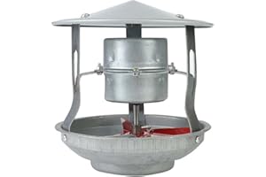 GFYWZ Ventilatore per Camino Aspiratore per Camino Ventilatore per Canna Fumaria Induttore del Tiraggio del Camino Aspiratore per Camino per Camino/Legna/Bruciatore A Legna da Tetto,60w