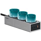 Xenon Smart Masa&uuml;st&uuml; Priz Hızlı Şarj İstasyonu 7 in 1 | 4000W AC 140W 3xUSB-C 1 USB-A 100W Type-C Kablo X6424