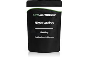 NEO-NUTRITION Neo Bitter Melon 18,000mg | 36:1 Extract (500mg) | 60 Vegan Capsules | 10% Charantin | High Strength Blood Sugar & Metabolism Support | Momordica Charantia | no fillers or Binders