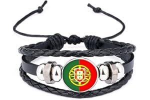 runfon Bracelets Drapeau Portugal Drapeau