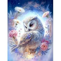 MXJSUA 5D Diamantmalerei Für Erwachsene – DIY Runddiamant-Bild, 30x40 Cm, Inkl. Vollset & Extra-Diamanten