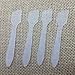 G2PLUS Waxing Spatulas Moisturizing Night Cream Spatula 100 PCS Small Plastic Spoons Disposable Lip Stick Applicator Face Make Up Cream Mixer (Straight)