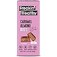 Freakin Healthy Caramel Almond Bites 40g – 2 Individually Wrapped Bites, Plant-Based Nut Butter Snack with Raw Chocolate, On-the-Go