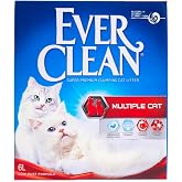 Ever Clean Multiple Cat Scented Clumping Cat Litter 6 Lt for Homes with Multiple Cats