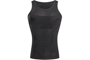 BaronHong gynécomastie Compression Chemise Gilet pour Cacher Les Seins de l'homme Moobs Minceur Hommes Shapewear aplatir l'abdomen Entier