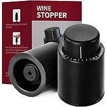 Tappi Per Vino Sottovuoto - 2 Pezzi Con Indicatore Data